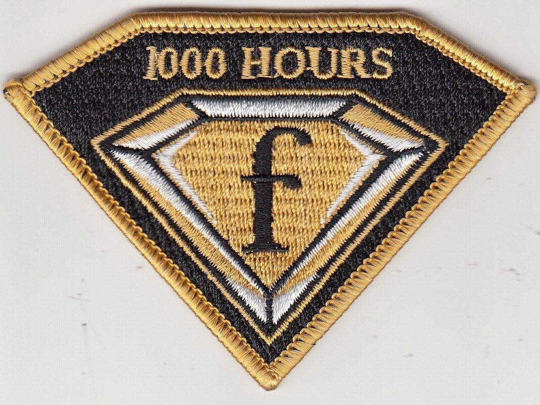 VFA-83 RAMPAGERS 1000 HOUR SHOULDER PATCH