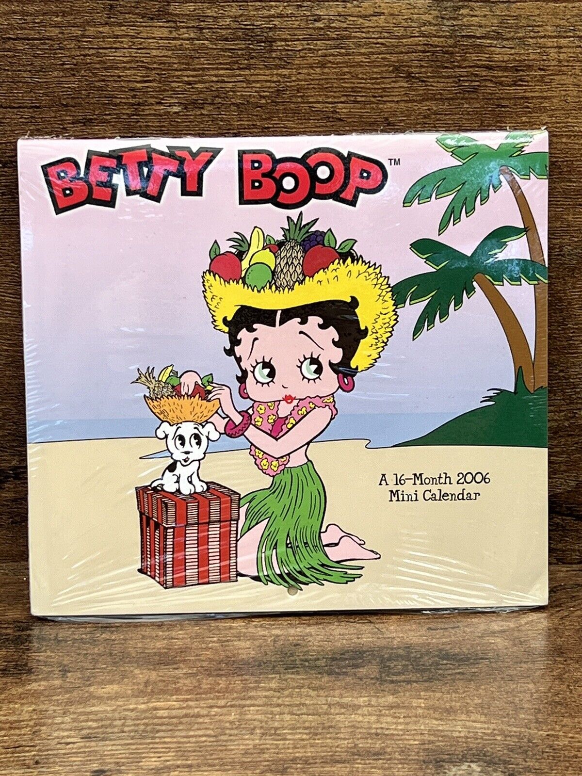 VINTAGE-Betty Boop 2006 Collectable Mini Calendar-UNOPENED.