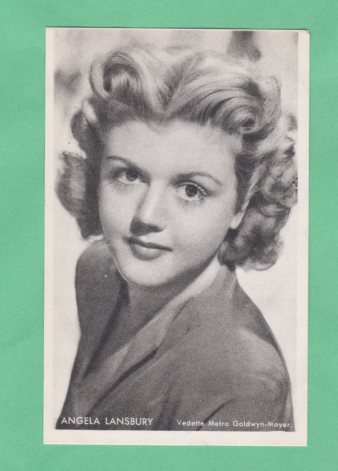 1947 Angela Lansbury  Movie Star Card Kwatta Film Stars  C 3  Rare Very Young