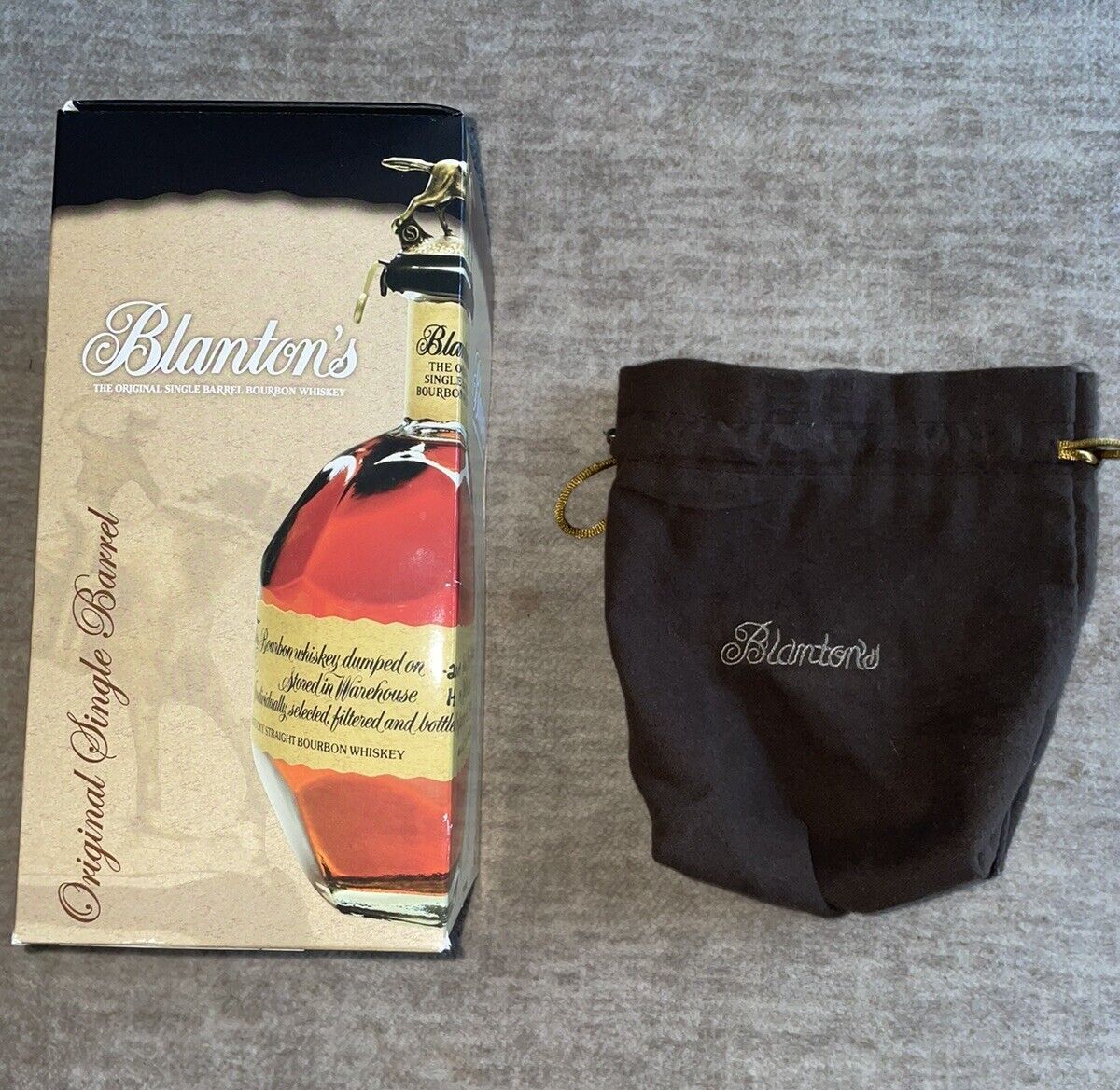 Blanton\'s Single Barrel Bourbon Whiskey Empty Display Box