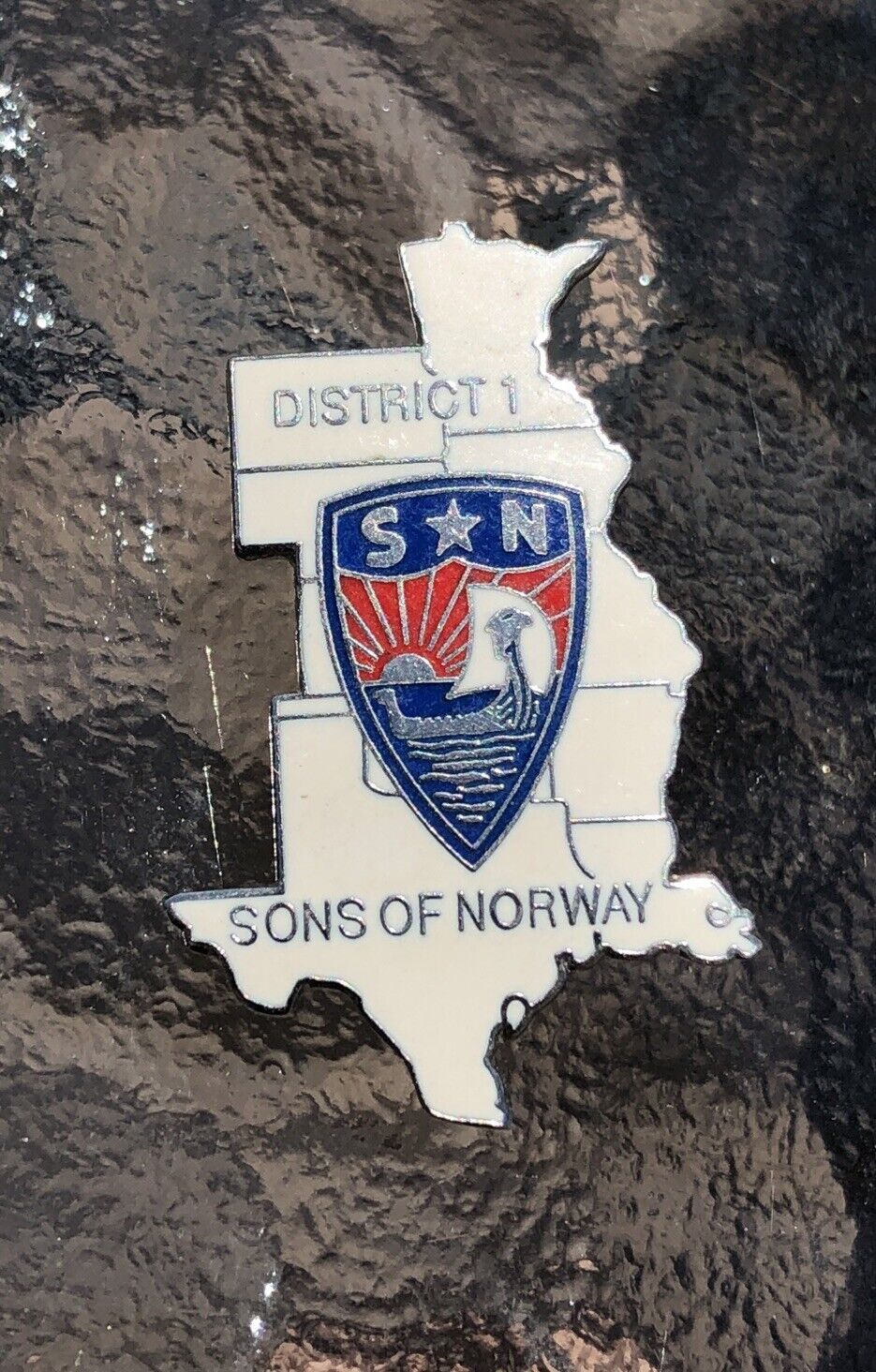 District 1 Sons Of Norway Collectors Metal Lapel Pin