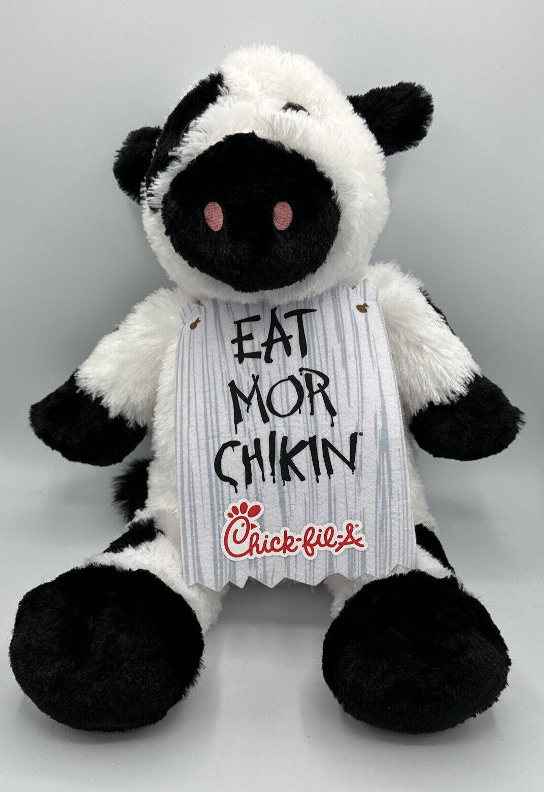 2019 Chick-Fil-A  Plush Cow Eat More Chikin Chicken Large 18” Official Chickfila