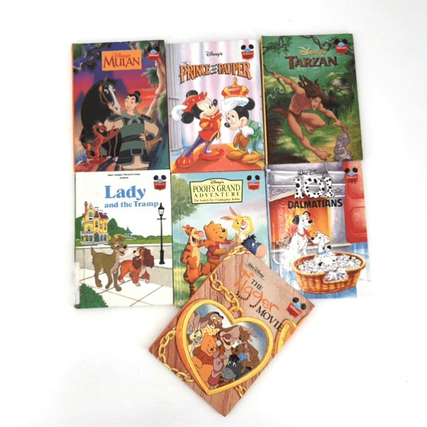 Vintage Walt Disney's Wonderful World Of Reading Children’s Hardcover Books
