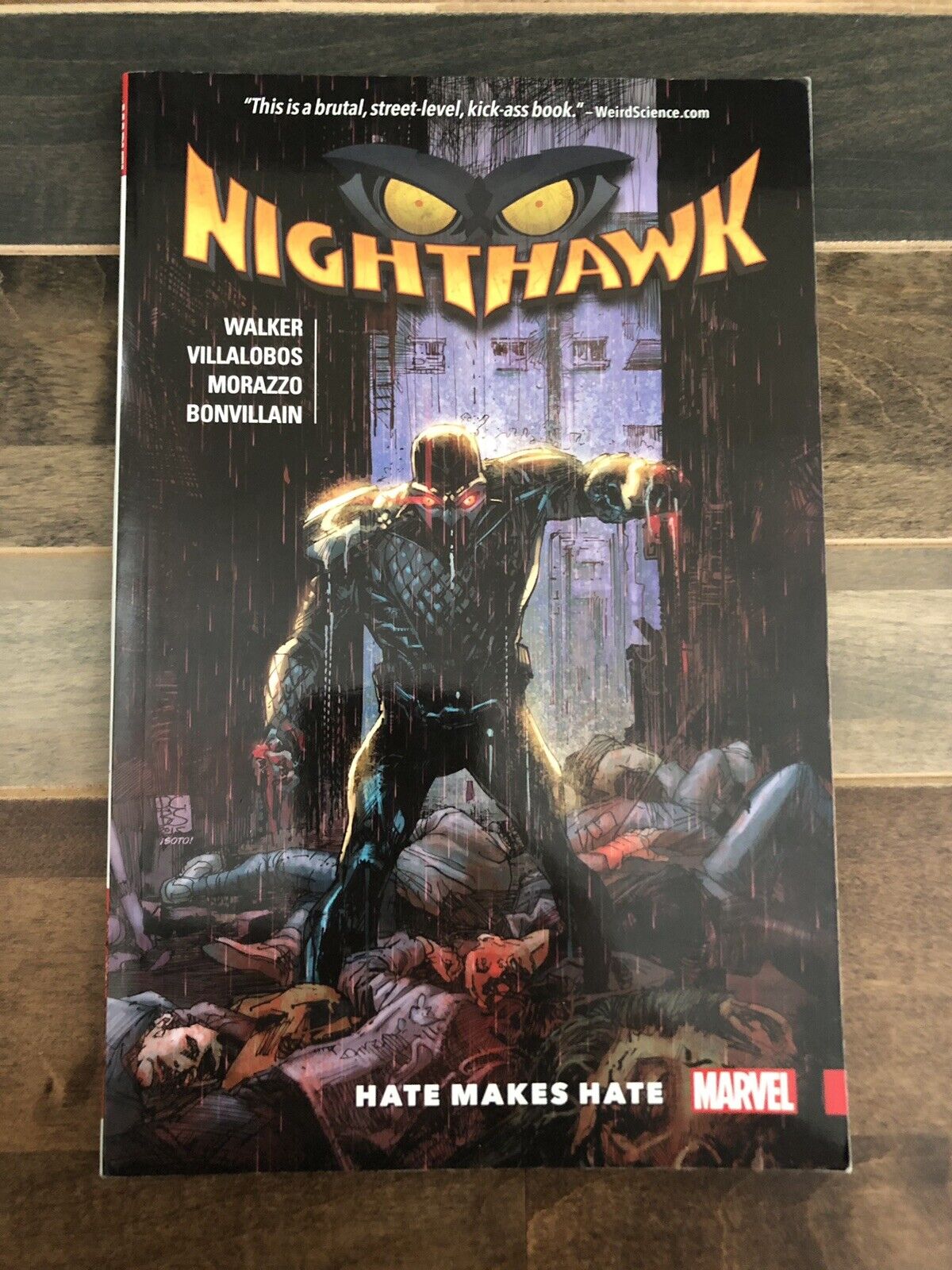 NightHawk: Hate Makes Hate (2016, Marvel)