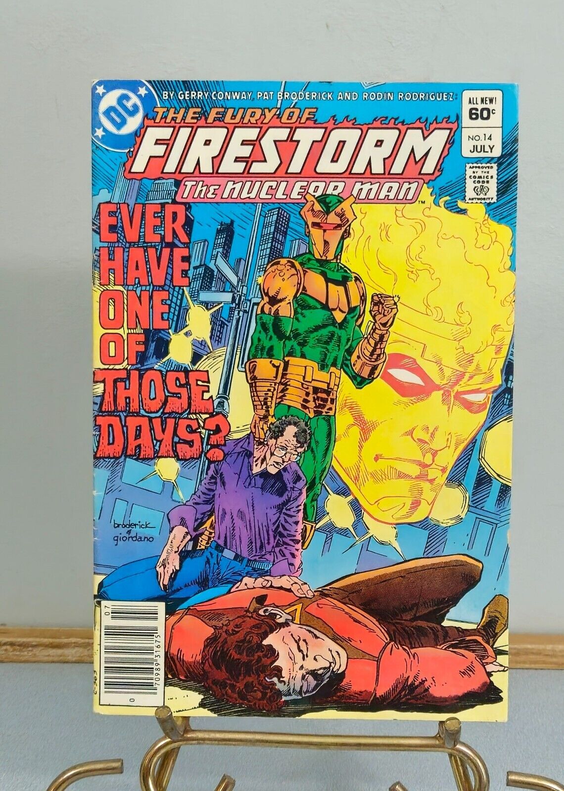 The Fury of Firestorm #13 (June 1983) DC Comics Split Cover Conway/Broderick Art