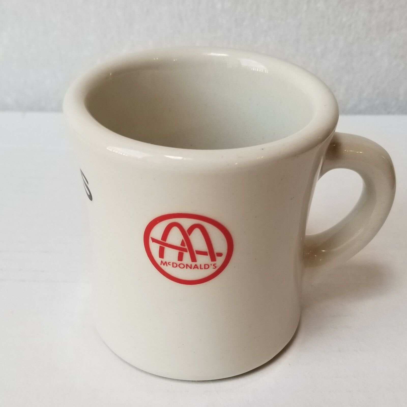 Very Rare Vintage circa 1962 McDonald\'s Glazed Porcelain Coffee Mug Victor made