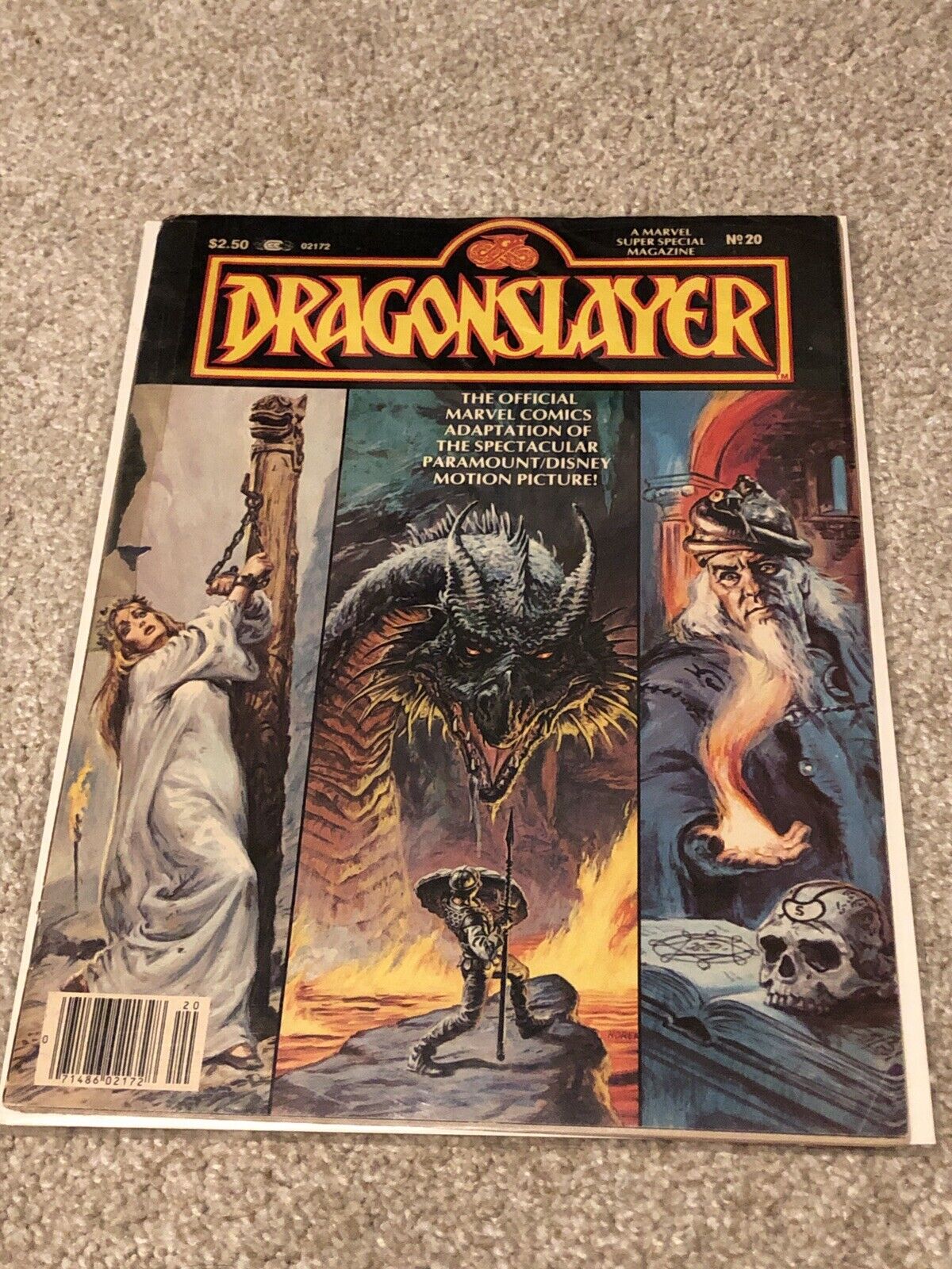 Dragonslayer Marvel Comics Super Special #20 VF (1977 Magazine Series)