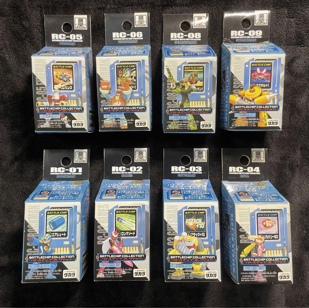TAKARA Megaman Rockman EXE Battle Chip Collection Lot Set Vintage Toy Japan