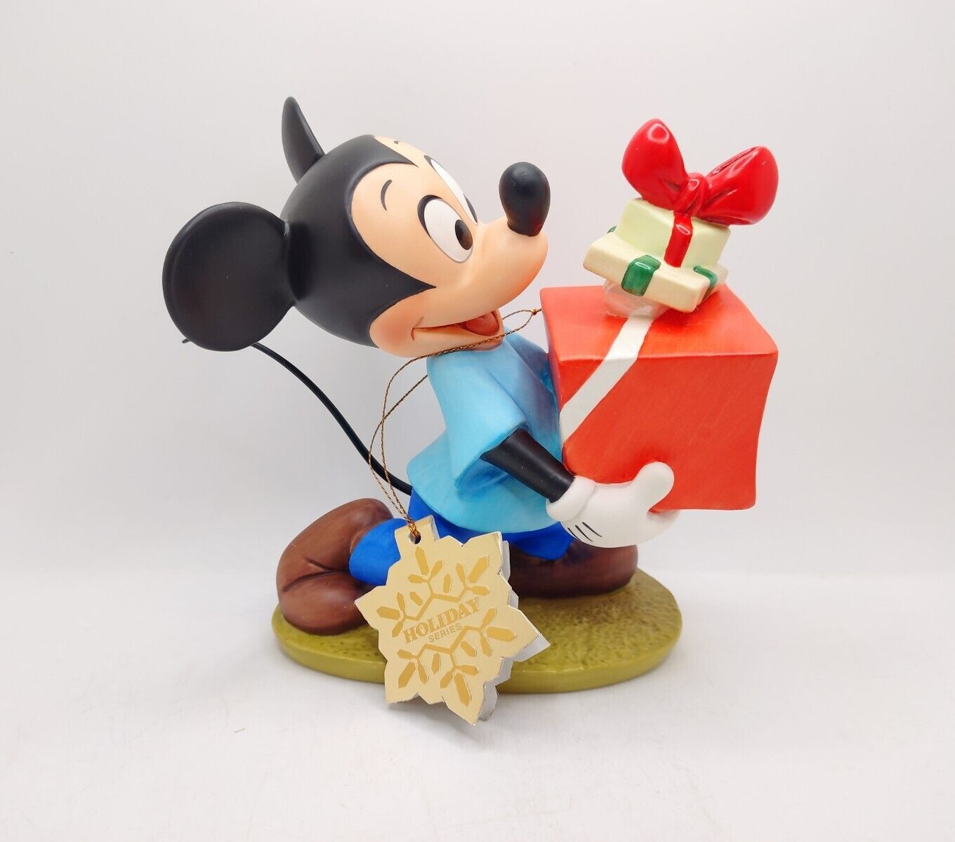 WDCC Mickey Mouse Large Figurine From Pluto's Christmas Tree 1995 Retired W/Box