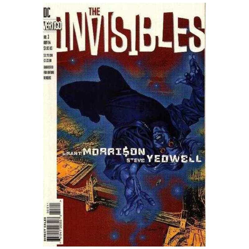 Invisibles #3  - 1994 series DC comics NM Full description below [d: