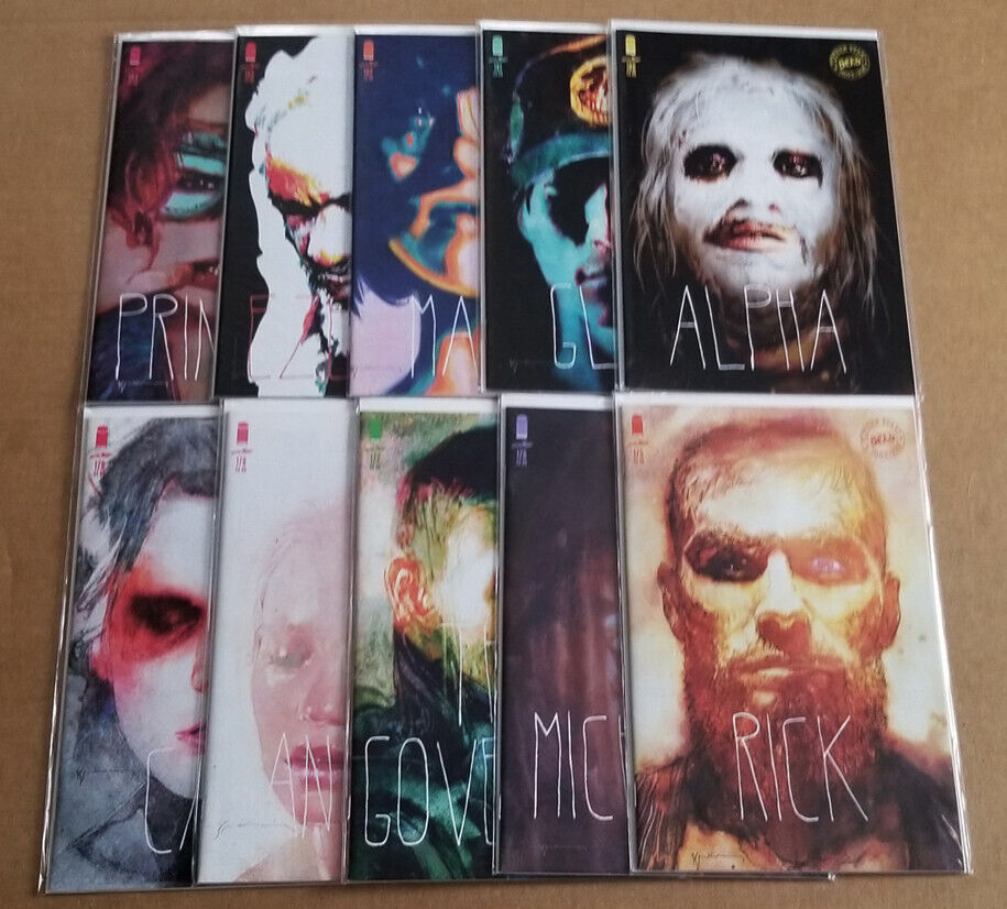 WALKING DEAD 15th ANNIVERSARY SIENKIEWICZ VARIANT COVERS - PICK TWO FOR $14.00