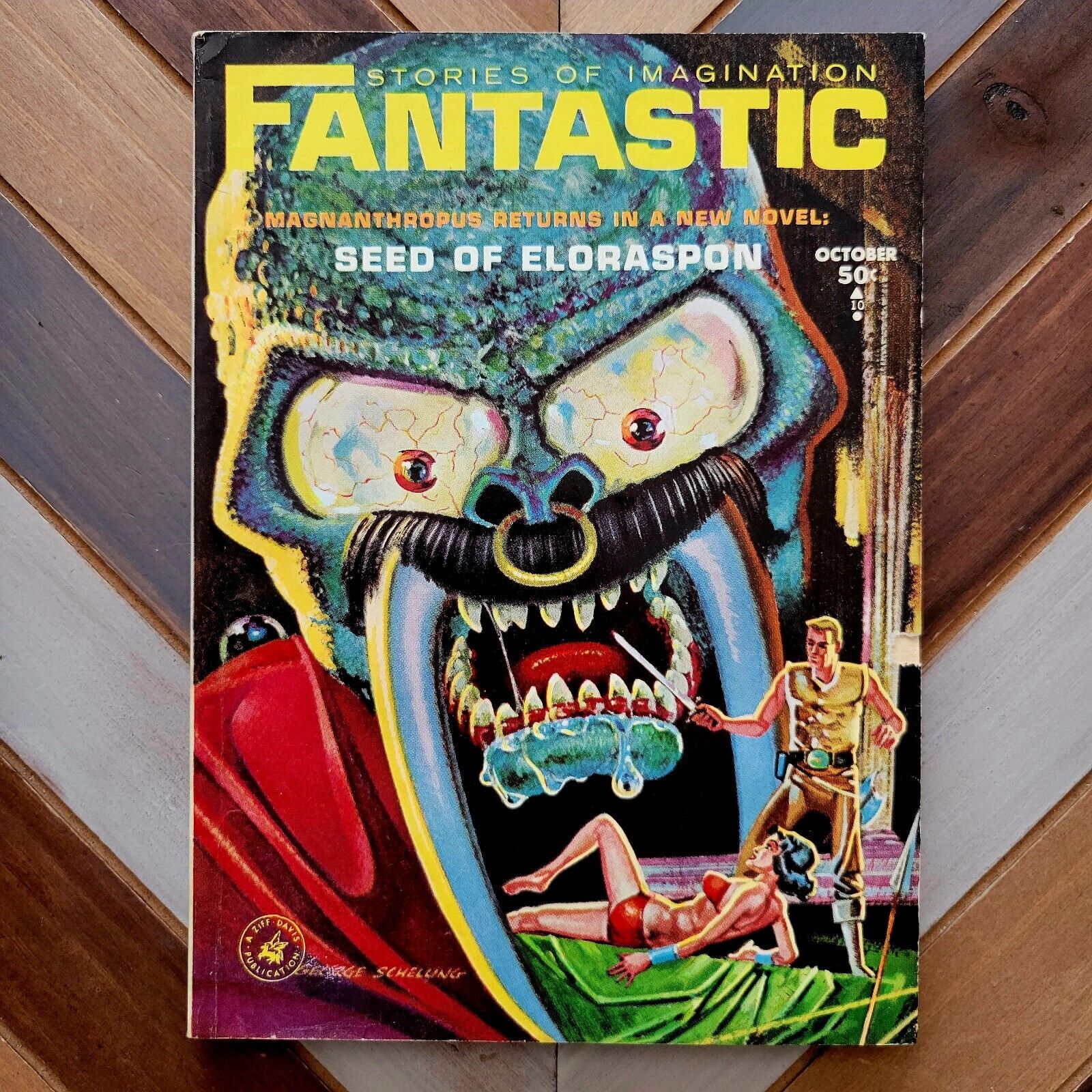 FANTASTIC STORIES of IMAGINATION (Oct 1964 Ziff-Davis) FN+ Fiction/Fantasy Pulp