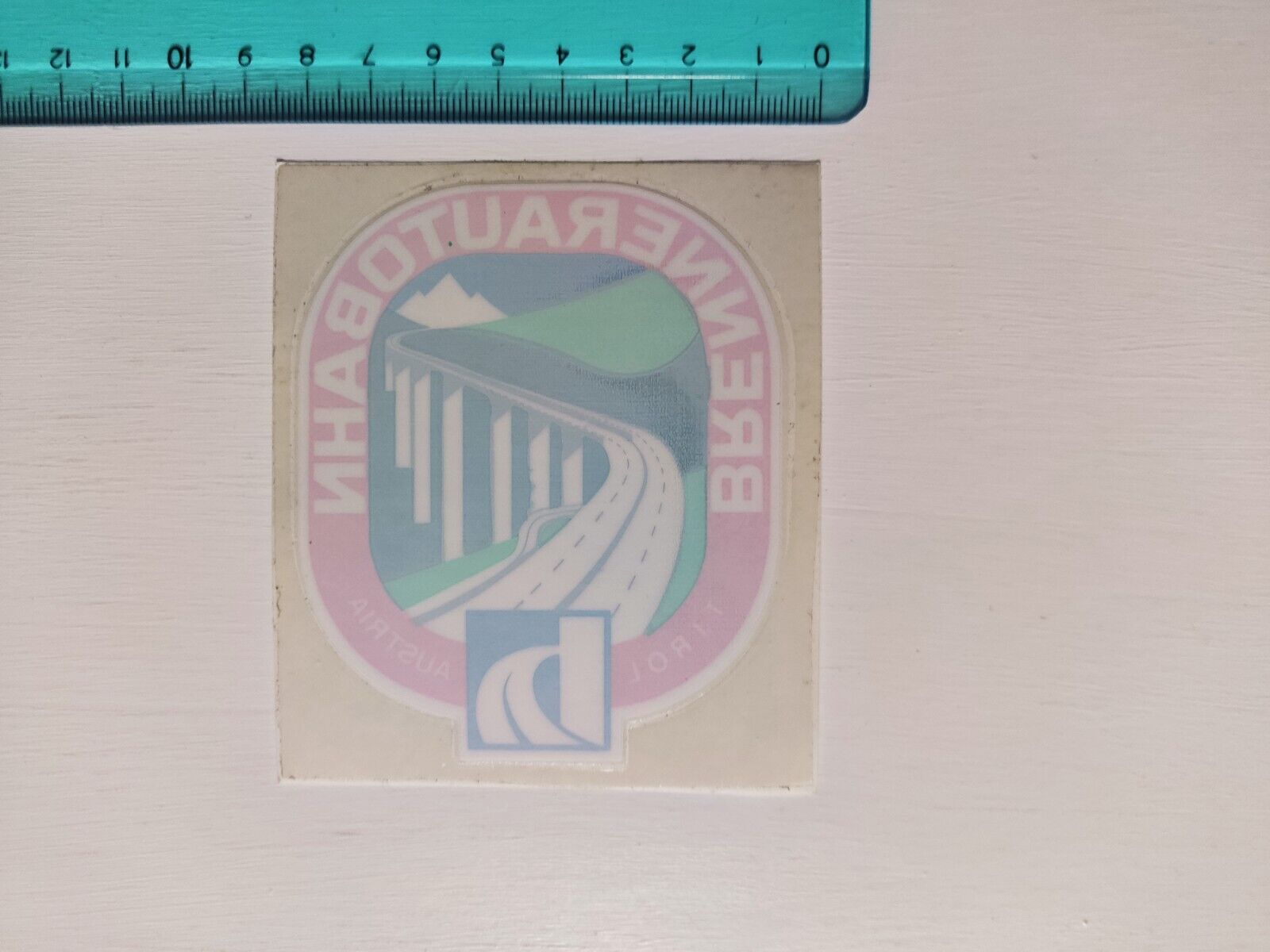 Adhesive Brenner Autobahn Tirol Austria Sticker Autocolant Vintage 80s Original