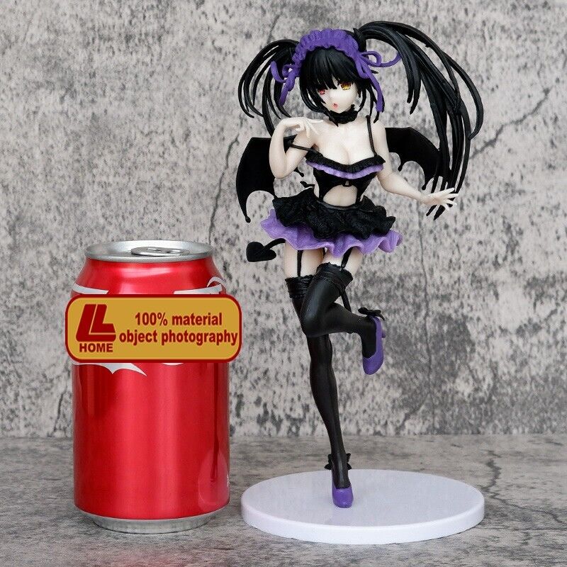 Anime Date Demon Kurumi Tokisaki Nightmare standing PVC Figure Toy doll Gift