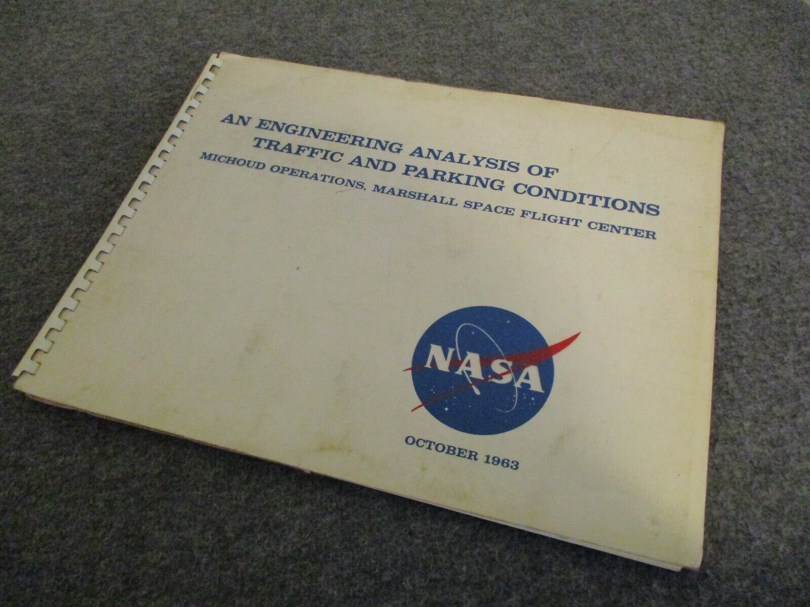 1963 NASA MSFC MICHOUD OPERATIONS ENGINEERING ANALYSIS & PLANS TRAFFIC & PARKING