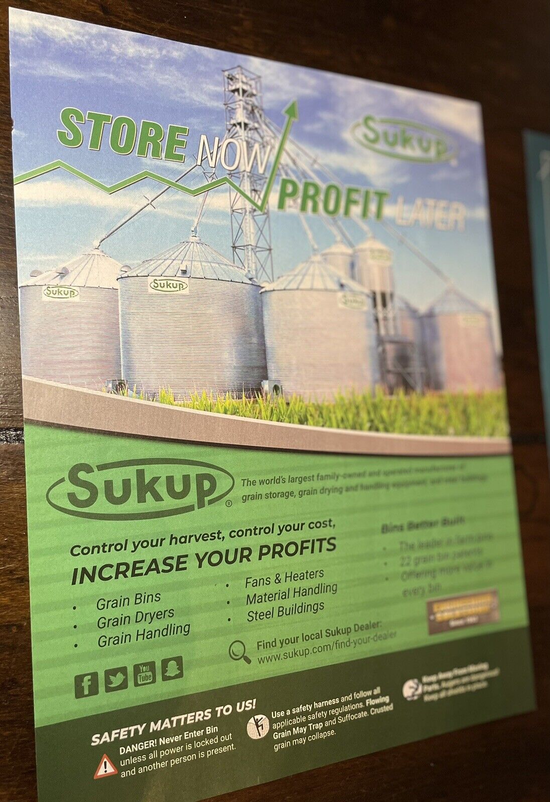 Sukup Grain Handlers Ad - Efficient Drying System