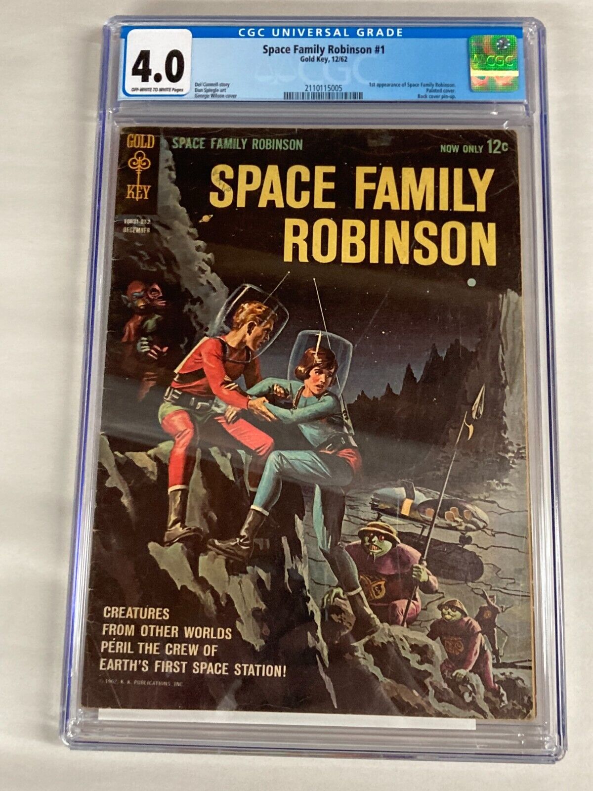 Space Family Robinson #1 Gold Key Comics 1962 CGC 4.0