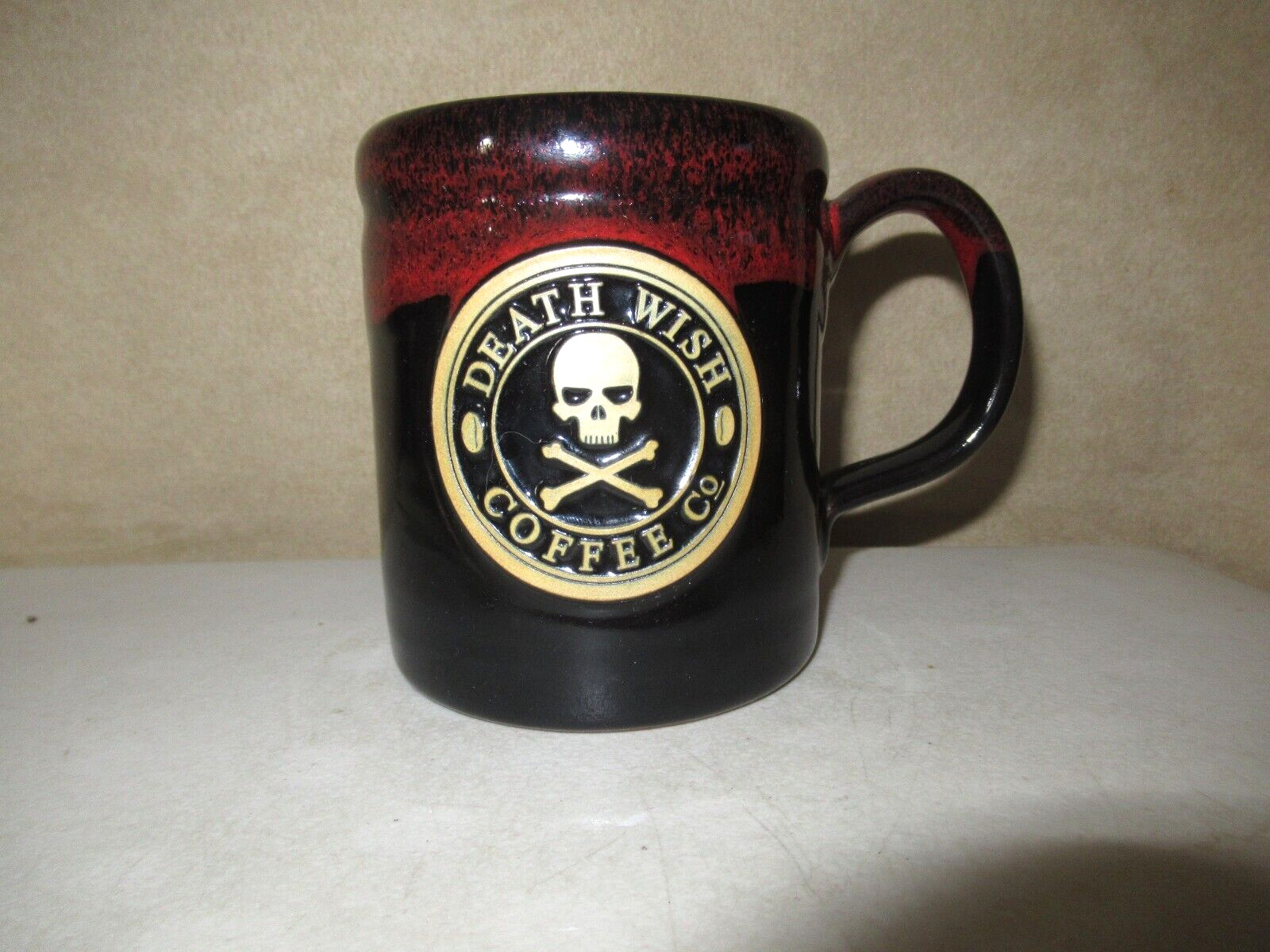 Deneen Pottery Hand Thrown Death Wish Coffee Co. Mug 2016