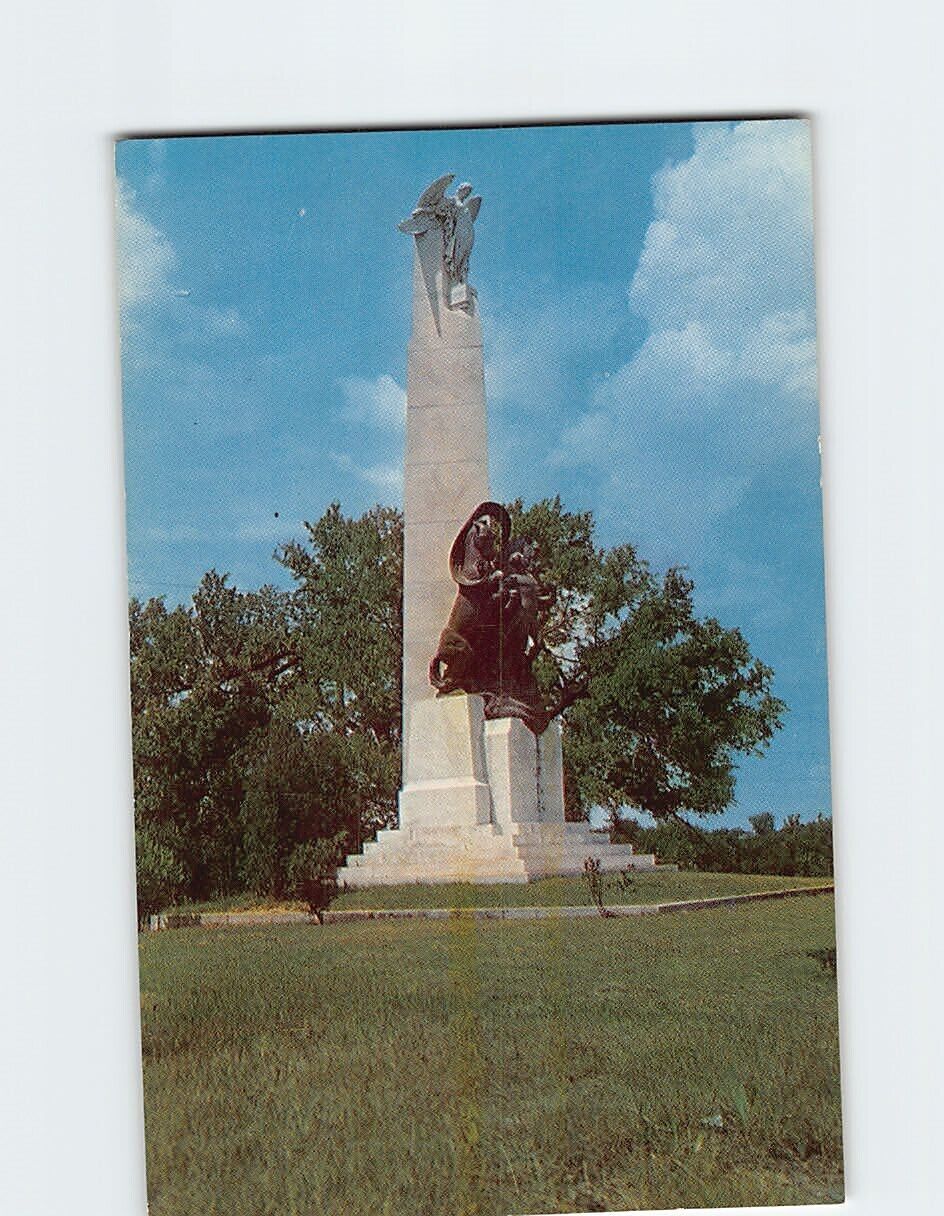 Postcard Monument to the heroes of the battle of Nashville Tennessee USA