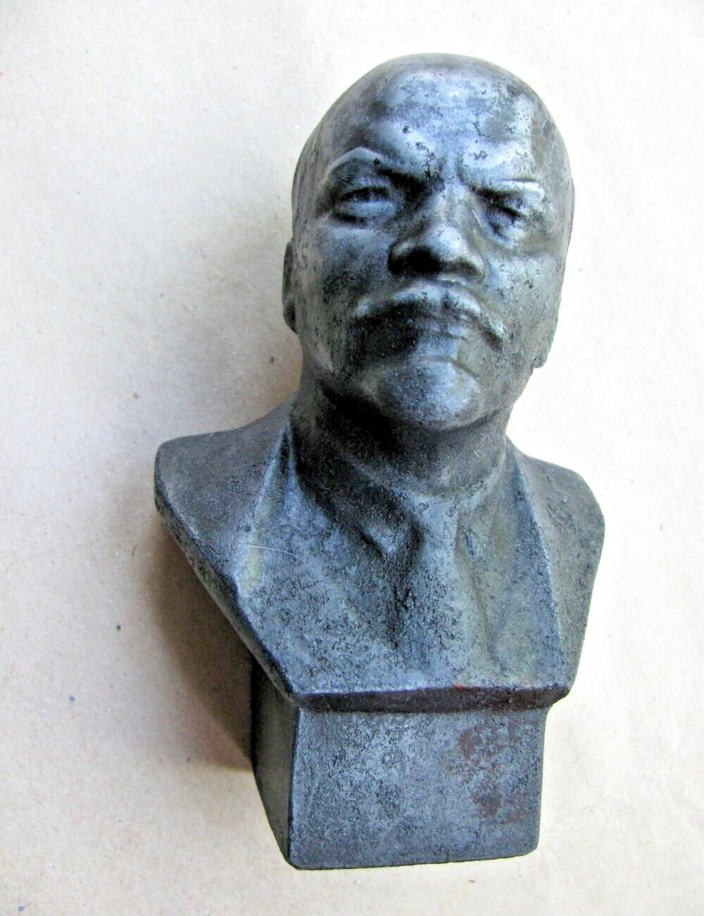 Vintage Soviet Figurine Sculpture Lenin Communism USSR Propaganda