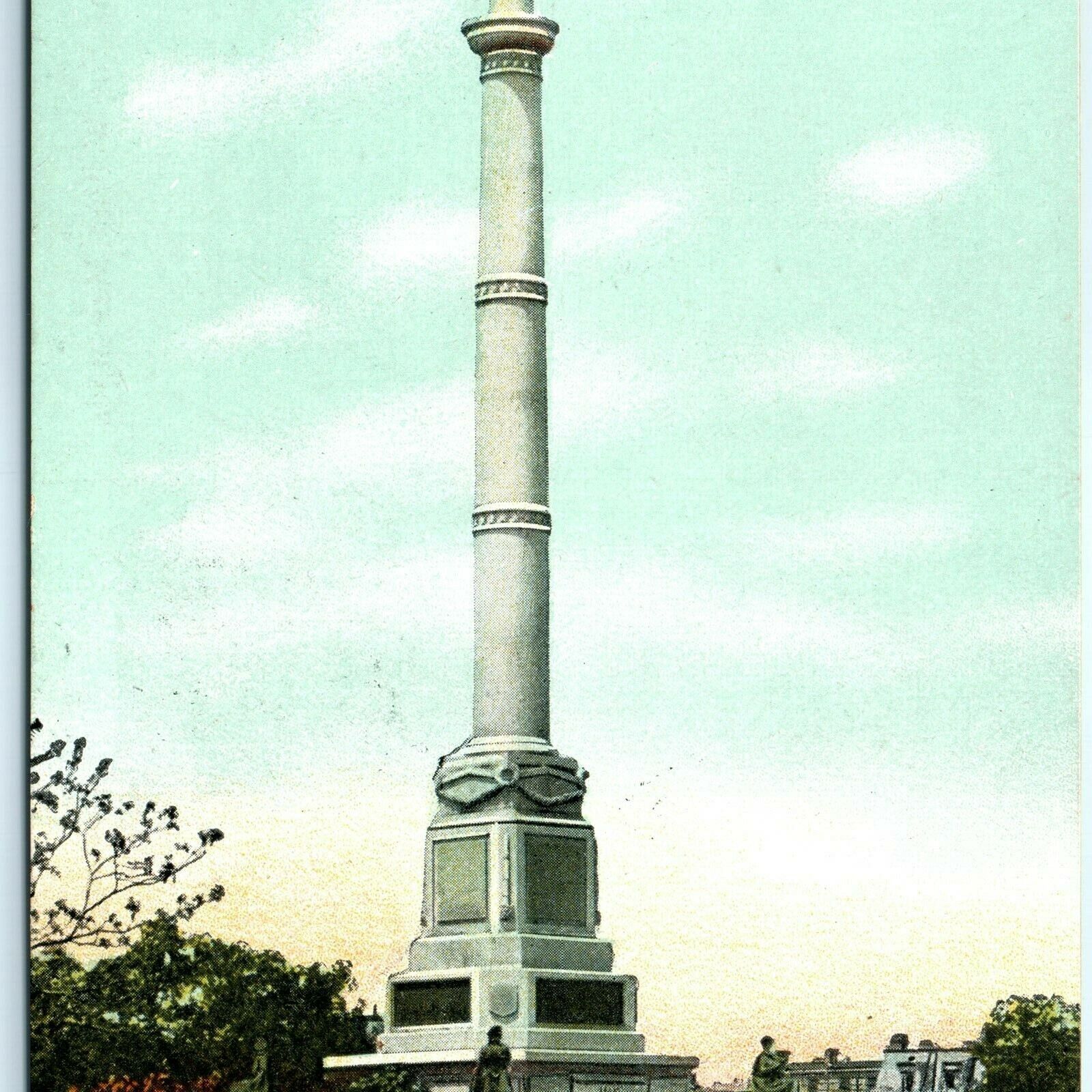 1908 Chicago, Ill Stephen Arnold Douglas Monument Litho Photo Postcard Tomb A35