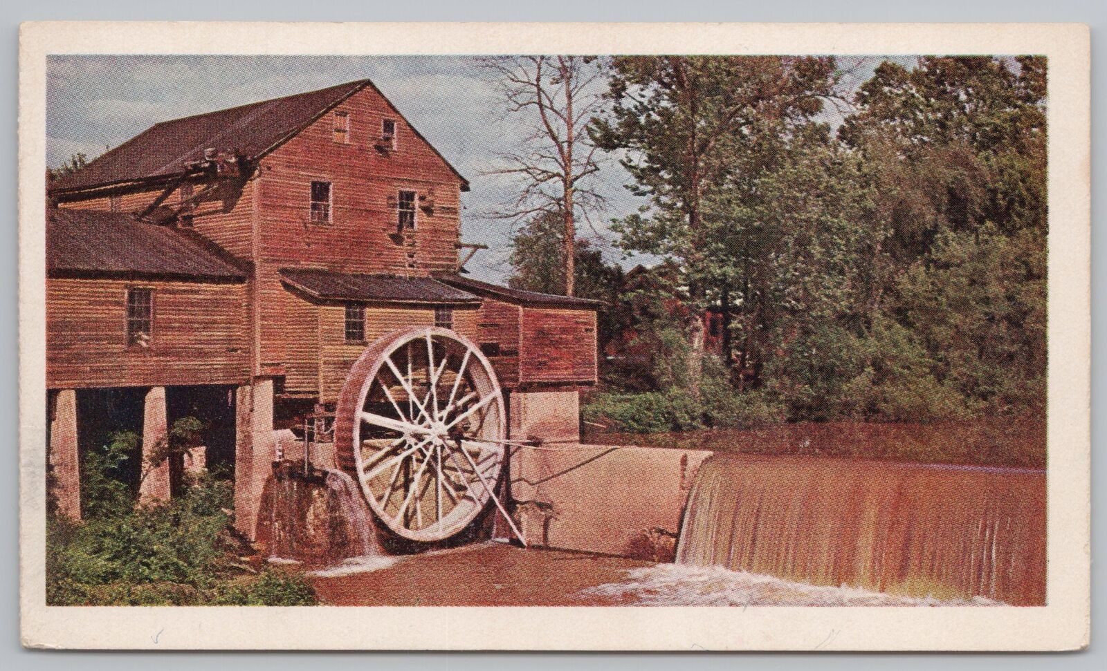 State View~Old Mill Pigeon Forge Tennessee~Vintage Postcard