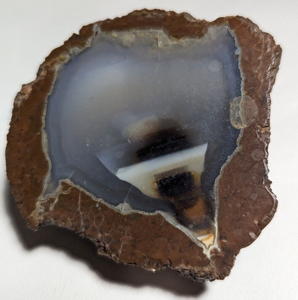 Awesome THUNDER EGG Specimen Gemstone - Genuine Polished Agate Geode Crystal