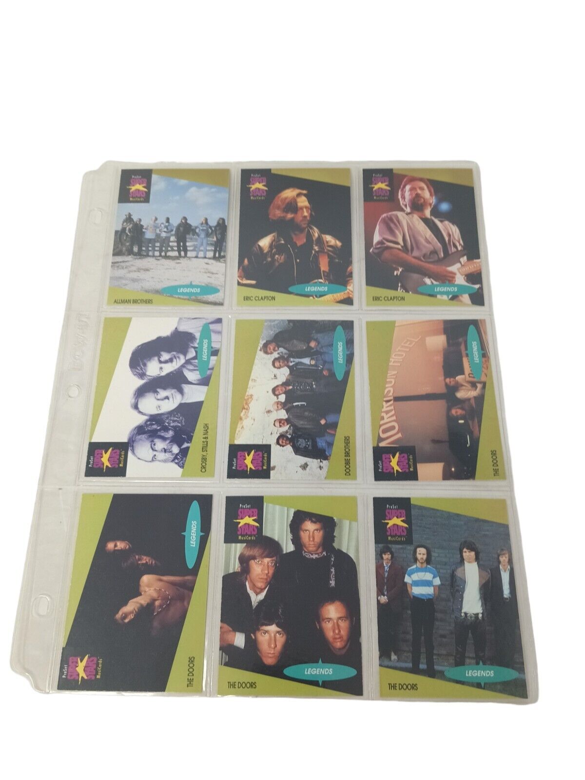 1991 Pro Set Super Stars Superstars Music Cards Trading Card Set 260 Complete 
