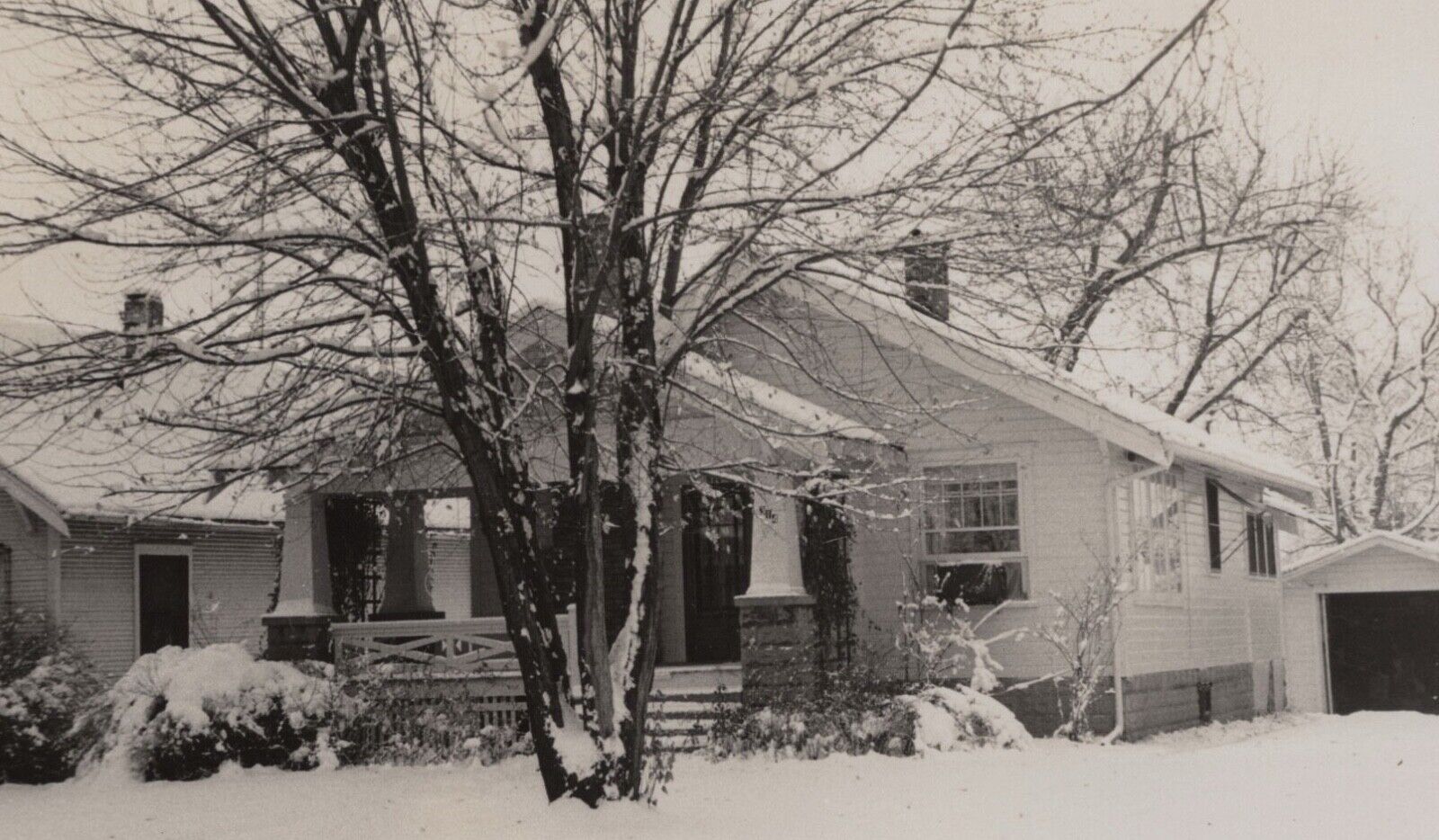 9i Photograph Home American Architecture Americana Picturesque View Winter Snow