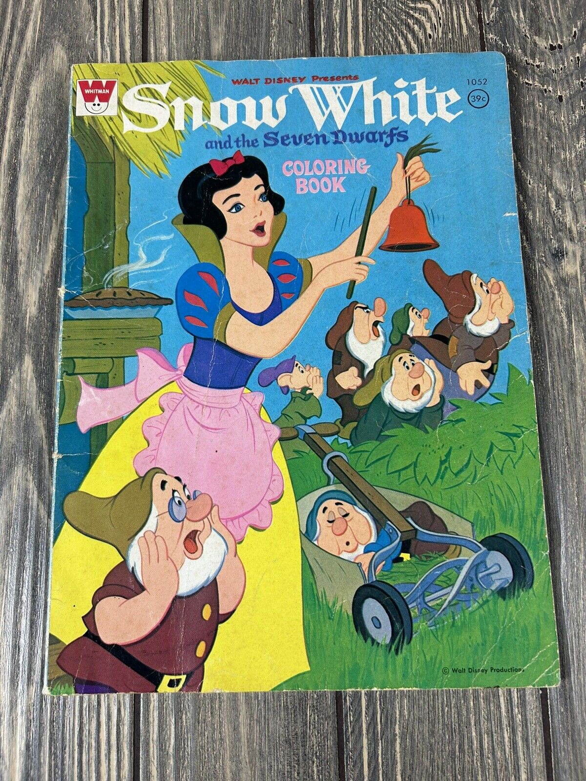 Vintage 1952 Whitman Walt Disney Presents Snow White Coloring Book