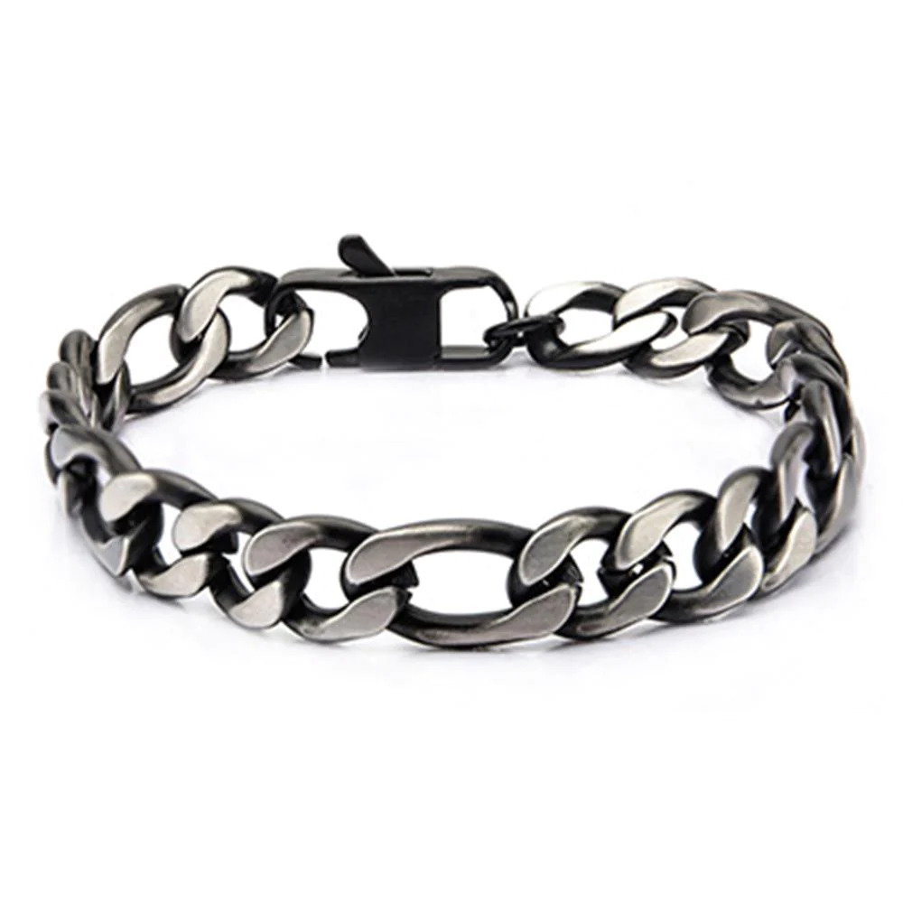 Stainless Steel Black IP Bracelet | INOX