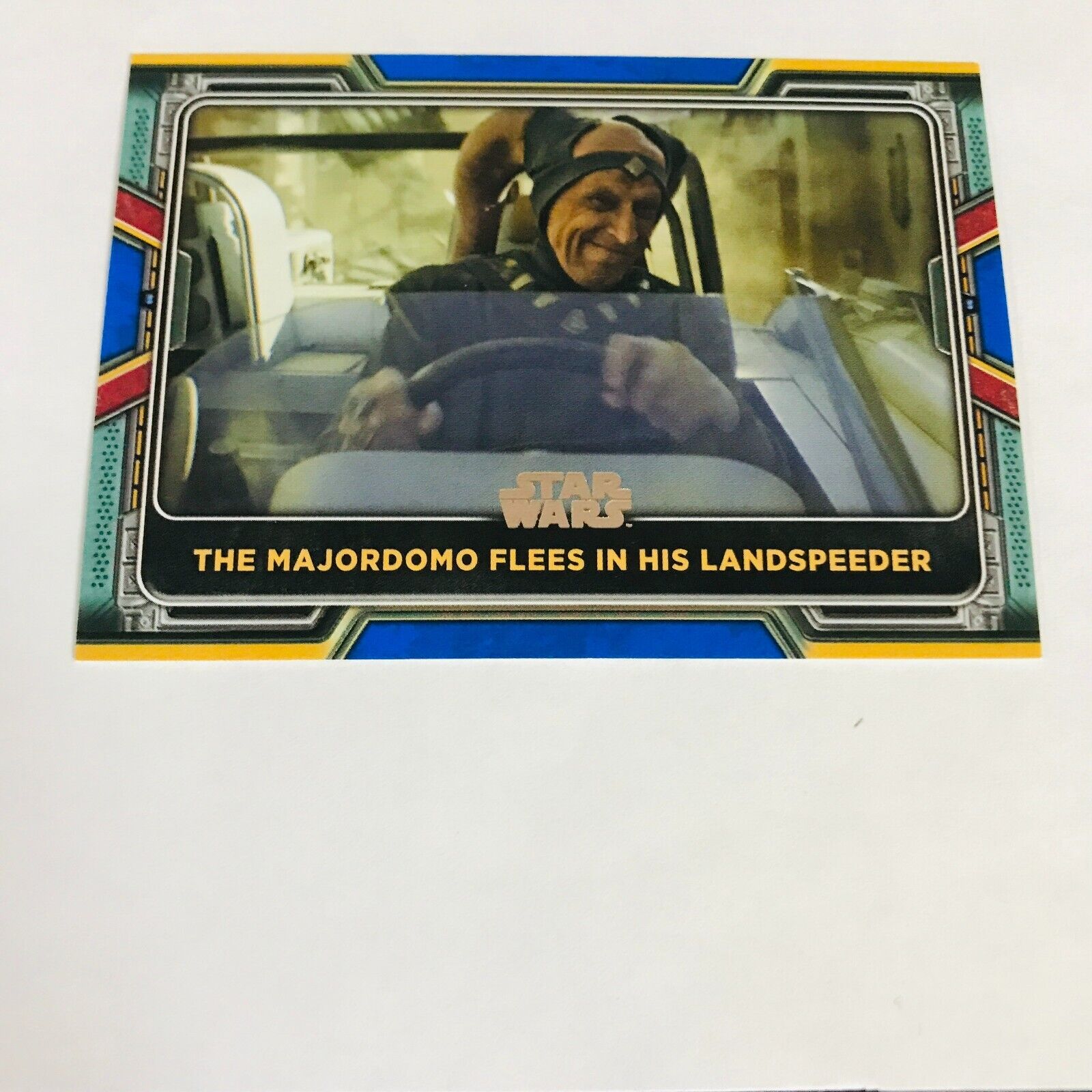2022 Topps Star Wars The Book of Boba Fett Base Card #49 Blue Parallel