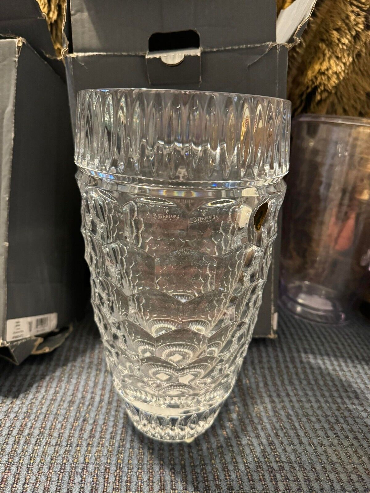  New Waterford Crystal Honey Vase 11 inch/27.98cm