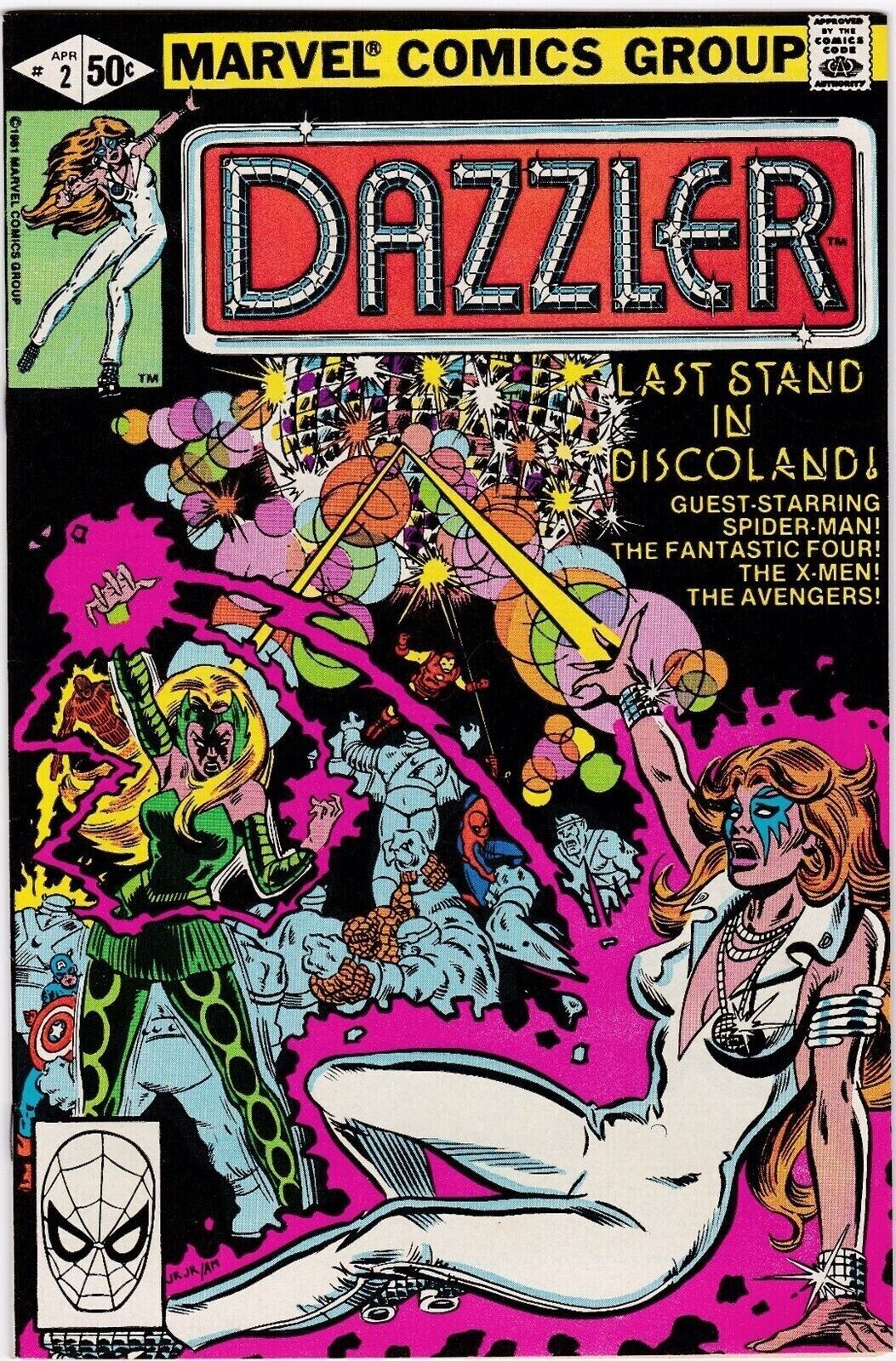 DAZZLER #2 (Marvel, 1981) DeFalco, Romita Jr. & Simonson