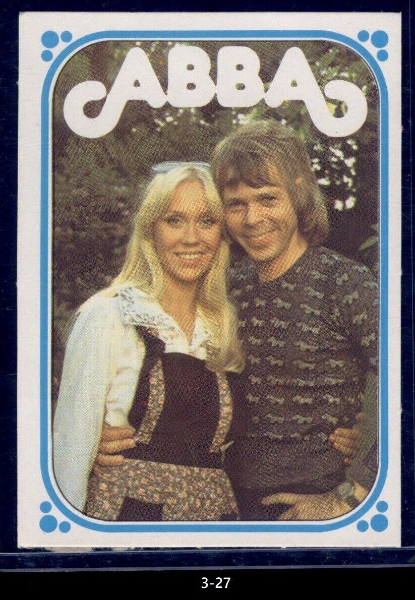 1976 ABBA Dutch Monty Gum ABBA Agnetha Fältskog Björn Ulvaeus (3-27)