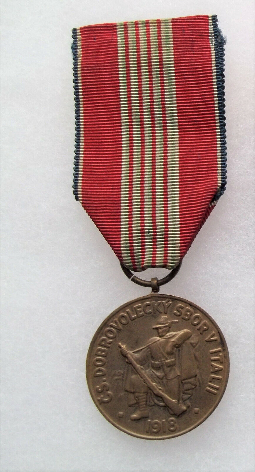 Czechoslovakia WW1 Medal 30 year anniversary Volunteers to Italy 1918-48  