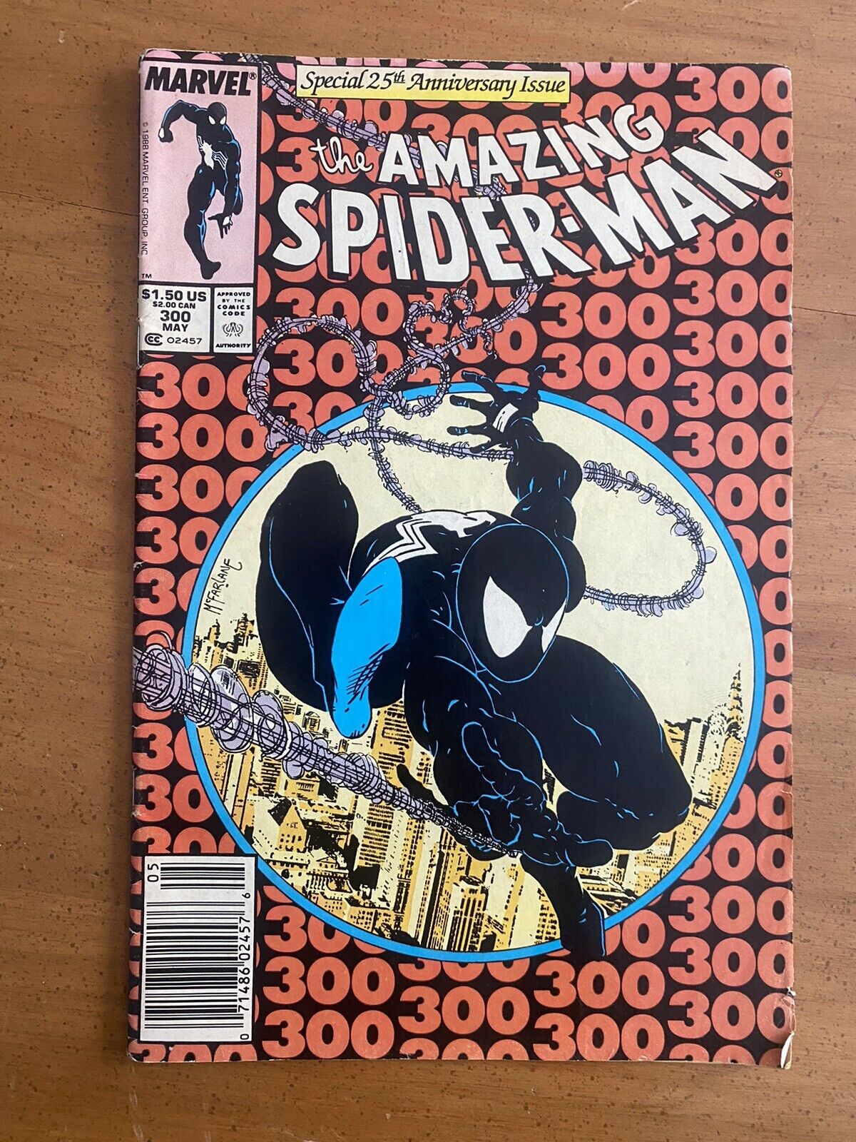 Marvel The Amazing Spider-Man #300 1988 1st Venom Key 25th Anniversary Edition