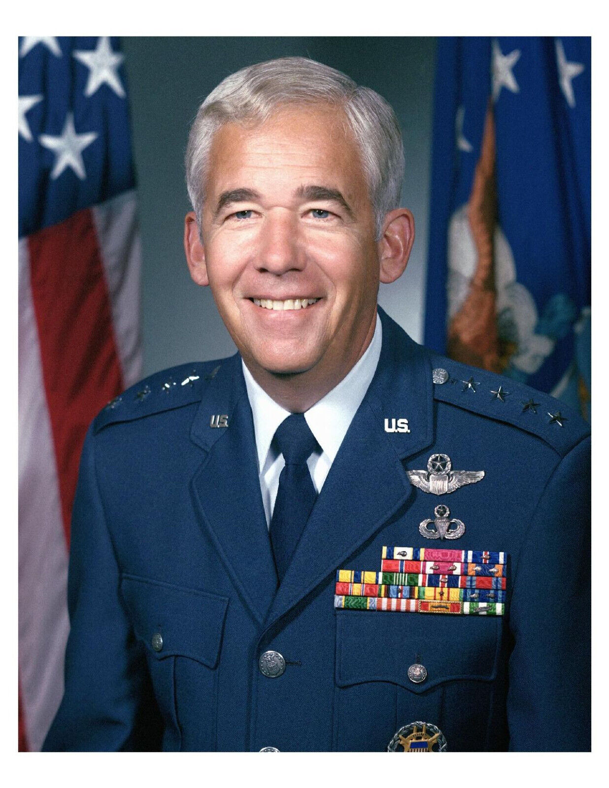 United States Air Force General John T. Chain, Jr. 8x10 Photo On 8.5\