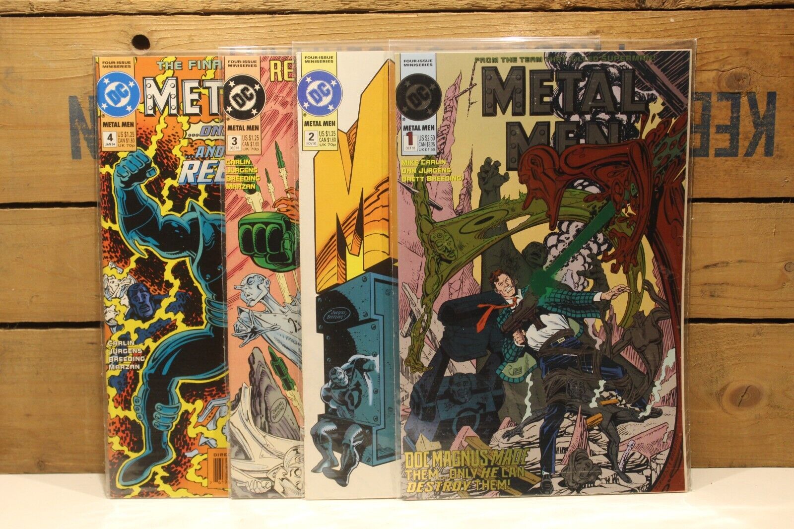 DC Comics METAL MEN #1-4
