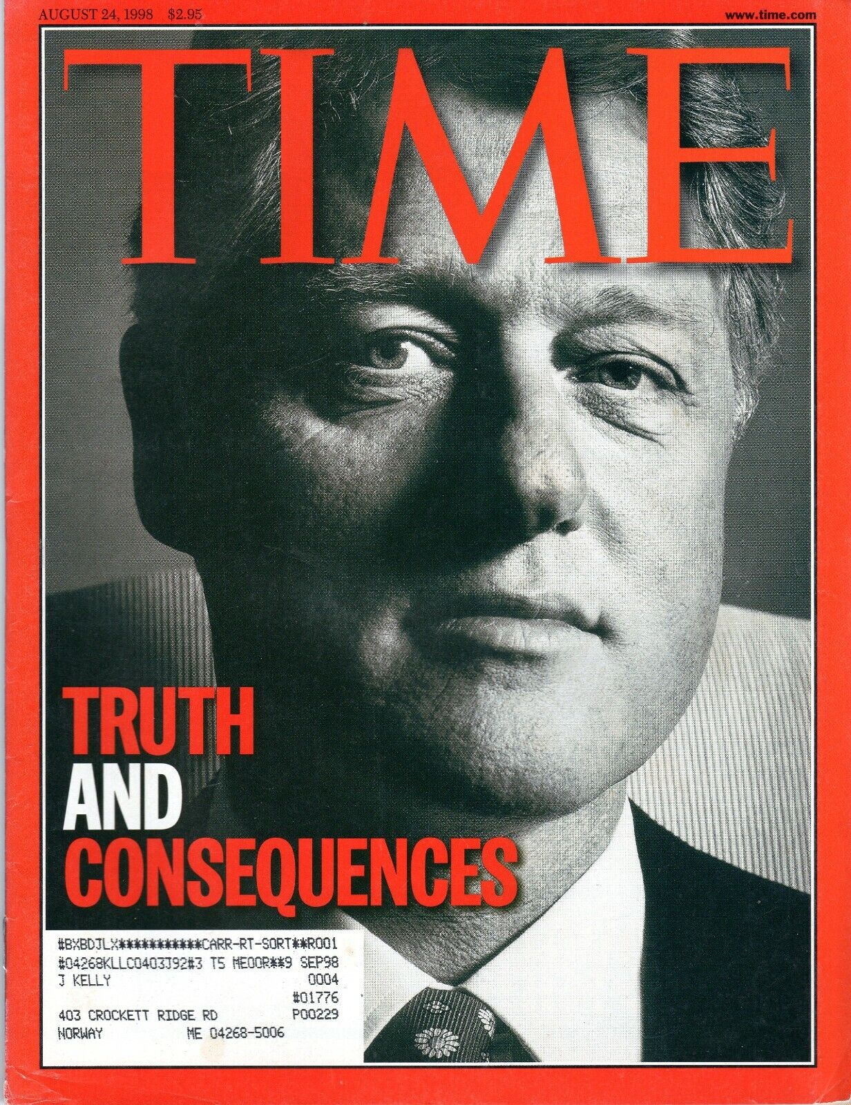 POLITICS (1998): Magazine: BILL CLINTON \