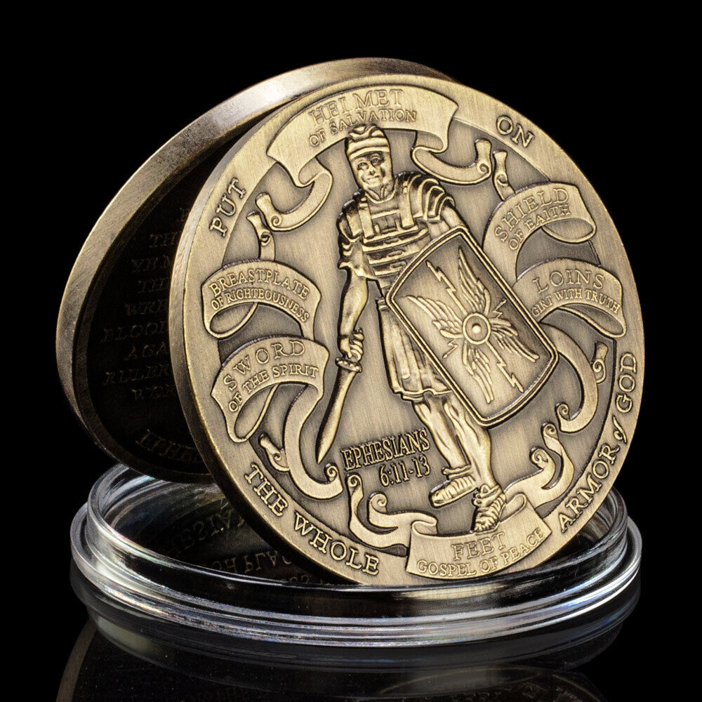 U.S.A Coin Heroic Warrior Armor Soldier Commemorative Challenge Coins Souvenir