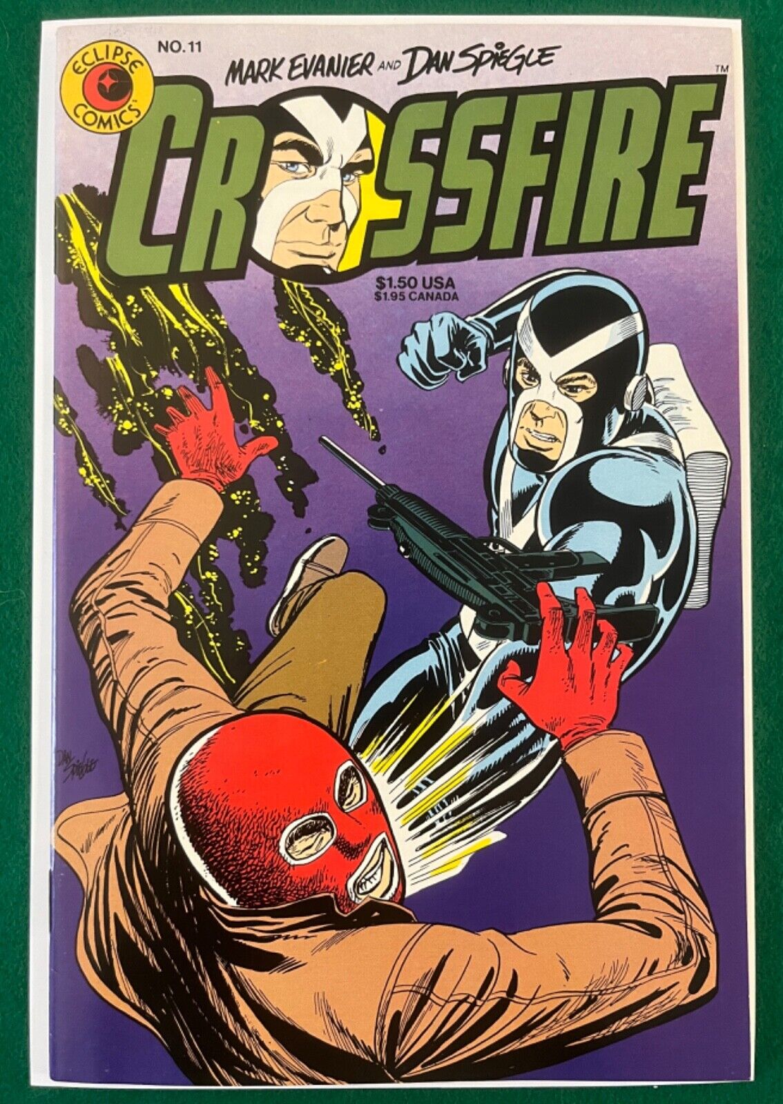 Eclipse Comics Crossfire Vol. 1 #11 May 1985 (VF+)