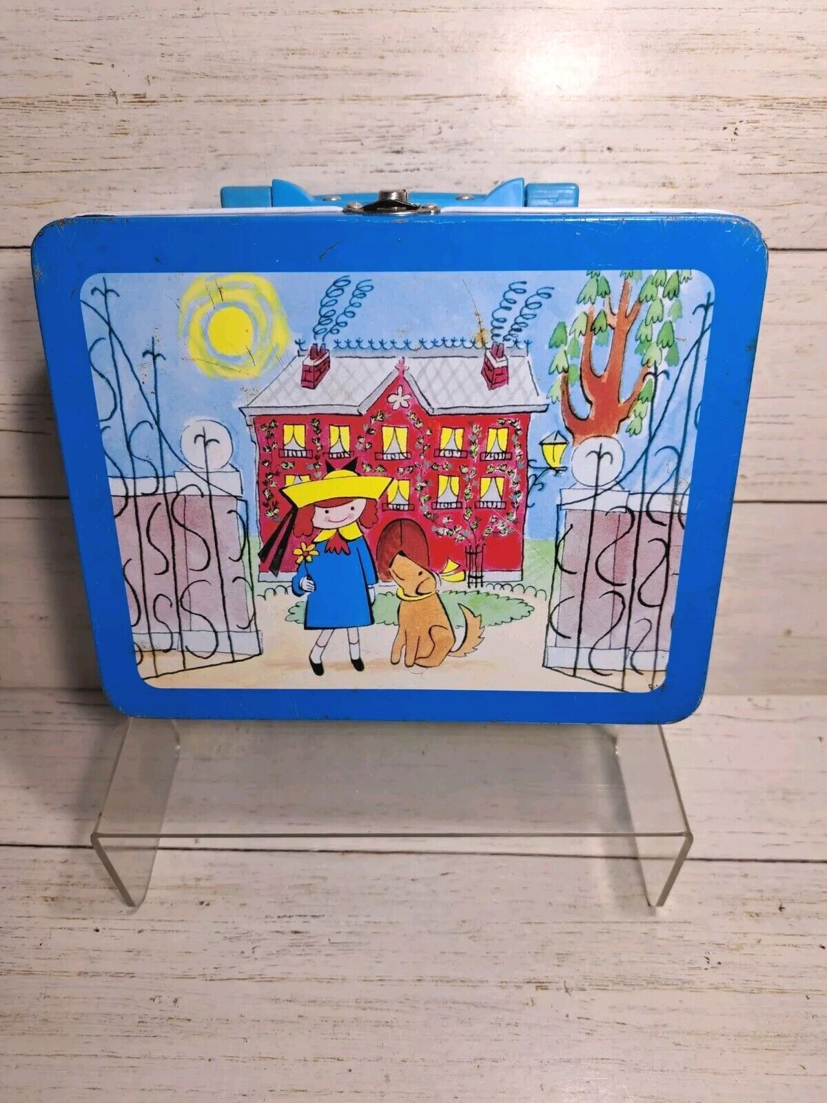 Madeline Metal Lunch Box 1997 Vintage Kids Children's Book Character Dog House