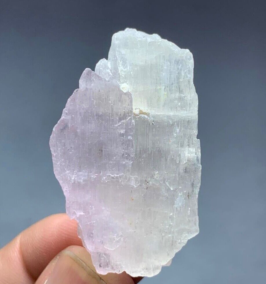97 Cts Natural Bicolor Kunzite Crystal From Afghanistan