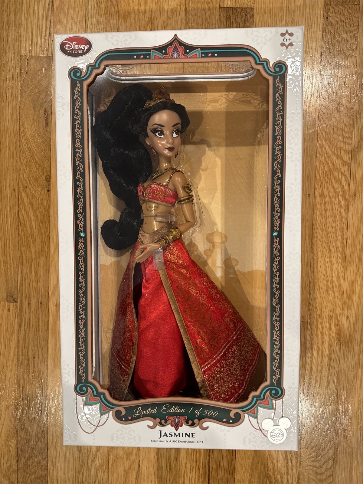 Disney ⭐️ D23 Red Slave Jasmine ⭐️ 17” Doll Limited Edition of 500 ⭐️ BNIB
