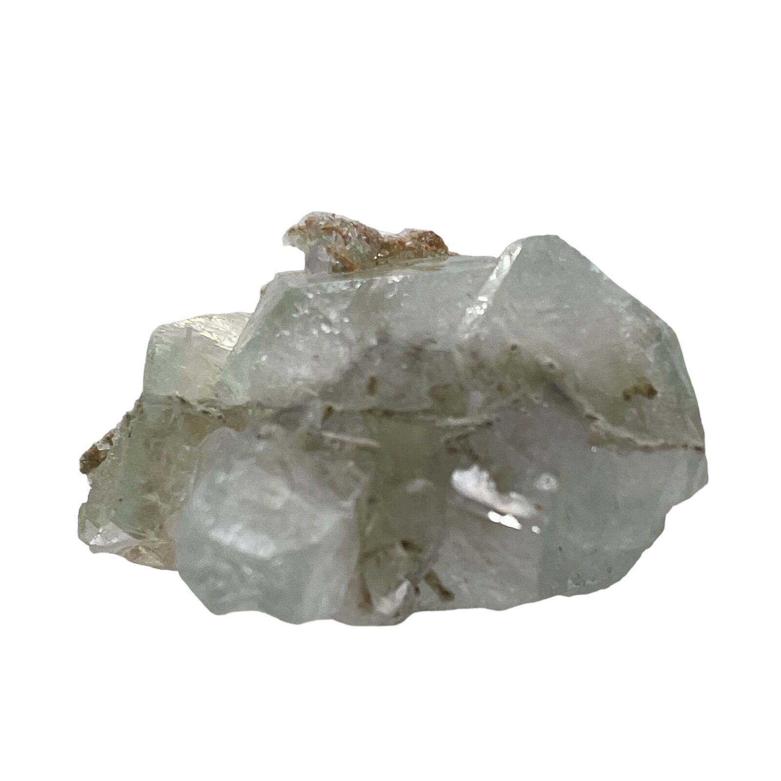 Apophylite Crystal Collectors Natural Specimen | 3.8g | 42x38x30mm | Green |