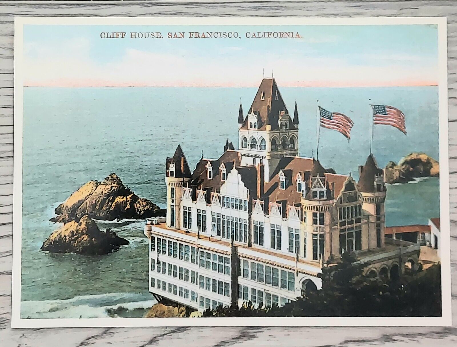 The Third Cliff House 1896-1907 Post Card 1979 View San Francisco New 6x4