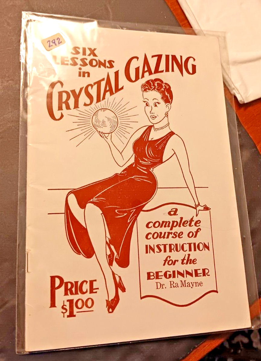 1928 CRYSTAL GAZING  PITCH BOOK BY ROBERT NELSON IN PRISTINE CONDITION - MAGIC
