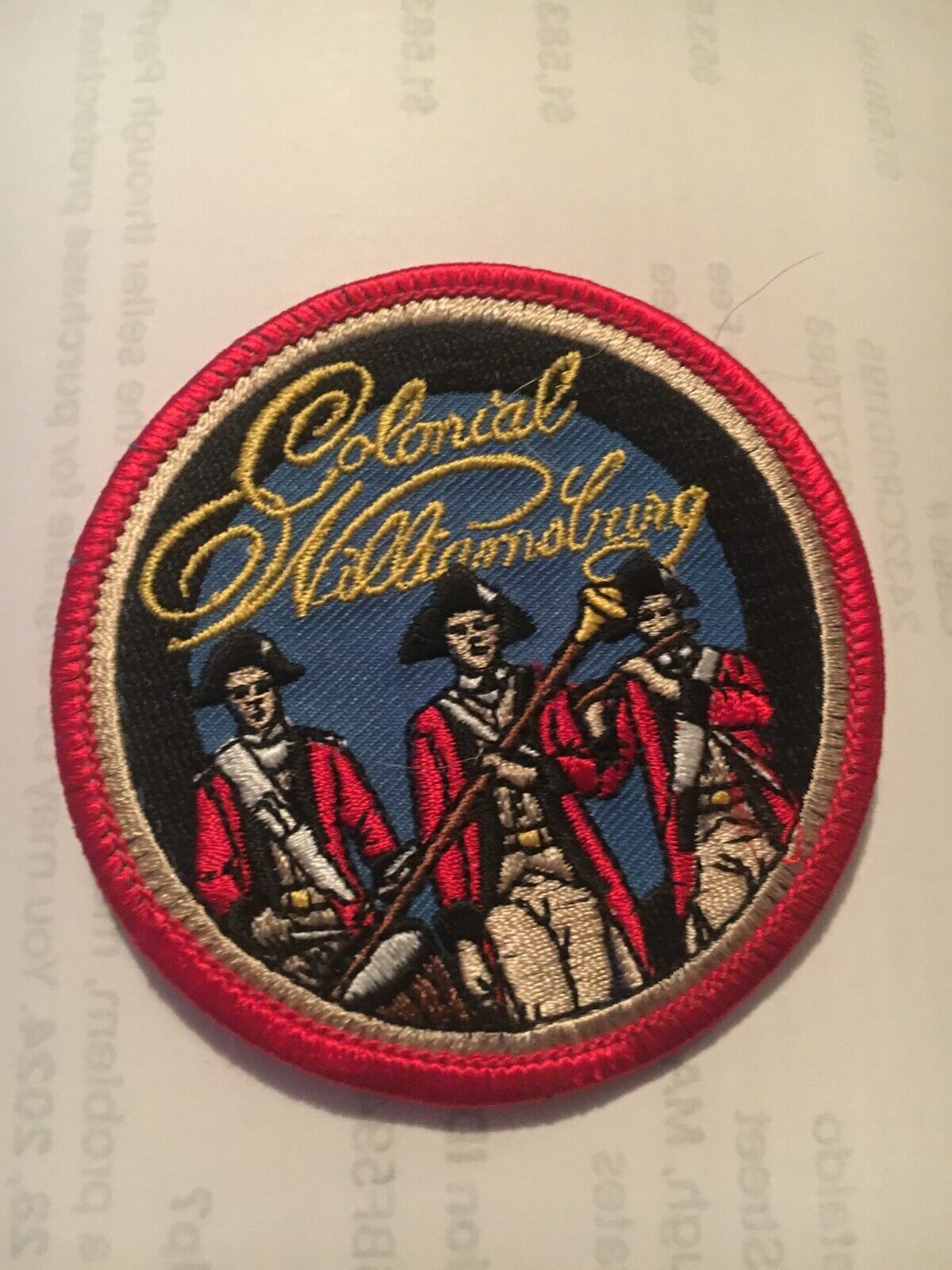 Colonial Williamsburg Travel patch 