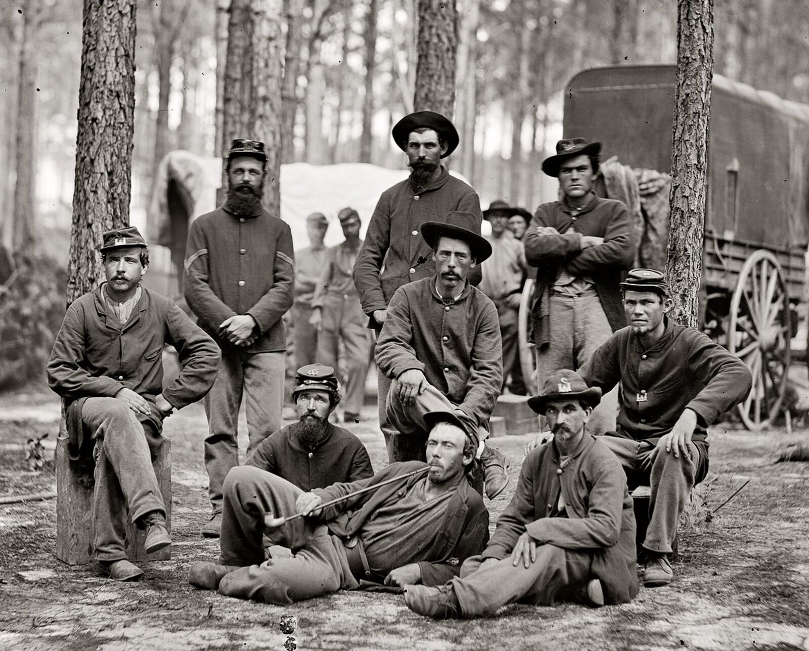 1864 UNION TROOPS St Petersburg Virginia PHOTO  (196-G)